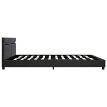 SKM Giroletto Grigio con LED in Similpelle 180x200 cm (31.2kg)
