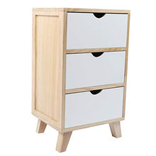 Hyjgjzjh Comodino Con 3 Cassetti Comodino Facile Indtallation Per Interno Camera Da Letto Semplice