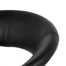 AC Design Furniture 25441 Sgabello da Bar Set di 2 Thilde, finta pelle Nero