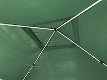 Gazebo Pieghevole Giardino con Teli Laterali E Finestra 3X3 Automatico Fiera (Verde)