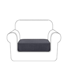 Granbest Premium - Fodera per Cuscino per Divano, Impermeabile, in Jacquard ad Alta Elasticità (1 Posto, Grigio)
