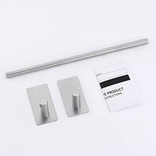 UMI Essentials, asta portasciugamani singola da 30,5 cm, in acciaio inossidabile SUS304, finitura spazzolata, A7000S30-2