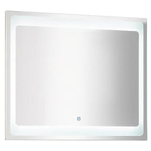 FACKELMANN Kara - Set di mobili da bagno, 3 pezzi, 80 cm, con mobiletto sottolavello, lavabo in vetro e armadietto a LED