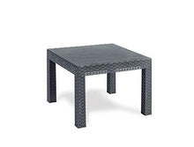 Toomax Set da Giardino Matilde 4 posti, Composto da 2 POLTRONE, 1 Sofa e 1 TAVOLINO, in Polipropilene, Art. 114, Colore Antracite - Arredi Casa