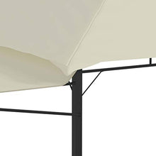 vidaXL Gazebo con Tetto Doppio Estendibile 3x3x2,75 m Crema 180 g/m²