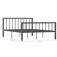 SKM Giroletto Grigio in Metallo 140x200 cm (22kg)