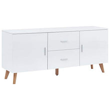 FAMIROSA Credenza Bianca 160x40x70 cm in MDF