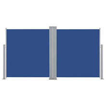 Tenda da sole allungabile blu 160 x 600 cm