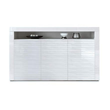 Domando Credenza Andria in Bianco Opaco e Bianco Lucido Harmony