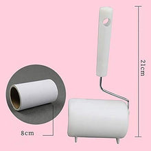 LLQM Sticky Paper Sticky Dust Paper, tearable, Clothes Roller Paper Roller Hair Roller, Household Dusted Paper Roll