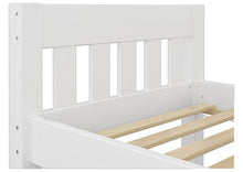Erst-Holz Solido Letto Bianco per Materasso 90x200 in Pino con doghe rigide 60.38-09W