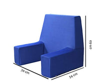 RESINGOMM Poltrona Extra Confort a Schienale Alto Inclinato. Utilizzo da Letto o Divano, per Lettura, sostentamento Anziani e invalidi e Visione TV
