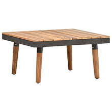 SKM Set Divani da Giardino 4 pz con Cuscini in Massello di Acacia (44.1kg)
