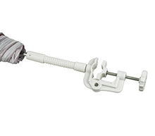 Mediawave Store Ombrello Parasole ONSHORE da Balcone o Lettino con Pinza 383759 Diametro 108 cm (Arancione)