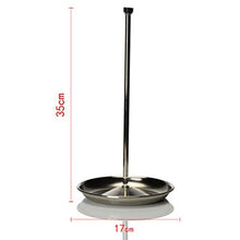 PETSOLA Decanter per Vino Display Staffa Supporto Stendino Barware 35cm - Argento, 35x17cm