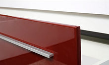 Jet-Line - Mobile da bagno in ceramica con chiusura morbida, colore: Rosso lucido