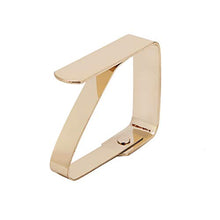 Changor - Clip per tovaglia, in acciaio inox, resistente alla ruggine (oro)