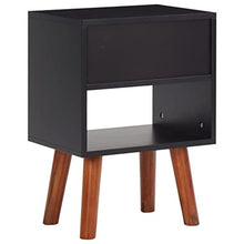 lyrlody Comodino, Multiuso 15.7inx11.8inx22.8in Pratico Comodino Stabile Elegante con Cassetto per Soggiorno