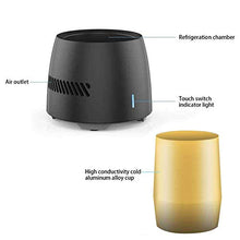ALK Tazza di Raffreddamento, Macchina per Bevande Fredde da Ufficio 12V, portabicchieri più Freddo, refrigeratore per Bevande Birra,A