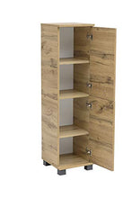 Schildmeyer Nora Highboard 144980, Rovere Decorazione Rustica, 30,3 x 32,6 x 117 cm (B/T/H)