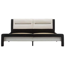 SKM Giroletto con LED Nero e Bianco in Similpelle 160x200 cm (34.65kg)