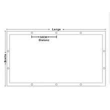 Lanbent Telone Telo Copertura Impermeabile Trasparente, Materiale PVC Pieghevole Antipioggia Telone, Anti Strappo e Antivento Telone per Barche, per Balcone, Camper, Gazebo e Giardino