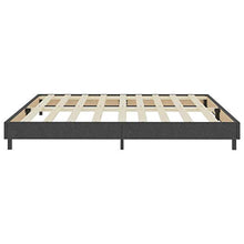 FAMIROSA Letto a Molle Grigio Scuro in Tessuto 200x200 cm-4719