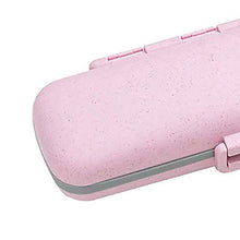 Contenitore portatile di plastica per pillole 7 giorni settimanali della medicina della compressa dell'organizzatore rosa