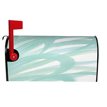 Petali di menta astratto design unico cassetta delle lettere magnetico copre la copertura della cassetta delle poste per giardino giardino giardino giardino dimensioni standard 53 x 45 cm