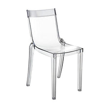 Kartell Hi-Cut Sedia, Trasparente/Cristallo