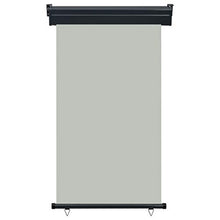 vidaXL - Tenda da sole laterale per balcone, 100 × 250 cm, colore: Grigio