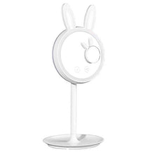 CFPPX Specchio Trucco con LED, Staccabile Specchio Cosmetico Ingranditore 7X con Luci, Portatile Makeup Mirror, Specchio da Rotazione a 180°,Bianca