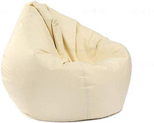 Pouf per Bambini e Adulti, Imbottita, Impermeabile, per Interni ed Esterni Sedia da Gioco e Sedia da Giardino, Senza Imbottitura (Beige, 1)