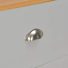 FAMIROSA Credenza Grigia 112x35x81 cm