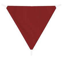 EGLEMTEK Tenda Parasole Triangolare a Vela Telo da Sole da Esterno - Protezione dai Raggi UV - Tessuto in Polietilene Resistente e Impermeabile - Colore Amaranto (6.2x6.2x6.2 m)