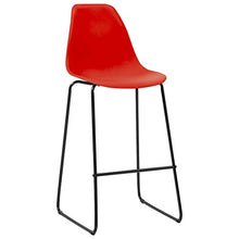 UnfadeMemory Set da Bar Set di mobili per Cucina, Giardino 3 pz in Plastica Rosso