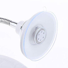 Specchio per Trucco,Specchio da Bagno,Cosmetico, Specchio per il trucco flessibile a collo d'oca 10 X Specchio ingranditore a LED per ingrandimento, Specchio per il trucco del bagno con una coppa di a