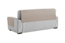 Textilhome - Copridivano 1 Posti/Poltrona Circus - Copri Divano Protector Trapuntato per Cani/Gatti. Colore Beige
