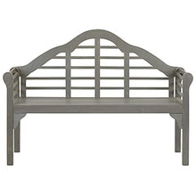 VidaXL - Panca da giardino in legno di acacia solido, 135 cm, colore: Grigio
