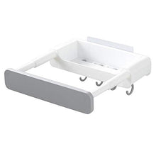 Gelentea - Supporto per lavabo a scomparsa per bagno, cucina, bagno, casa grigio