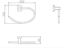 PYROJEWEL Mensole Bagno Bar Bar Rack Appendiabiti Anello Cromato di Rame Ciondolo Bagno pensili mensola da Bagno
