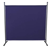 QUICK STAR 2 Pezzi Paravento da Giardino 180 x 178 cm Divisorio in Tessuto Balcone Protezione della Privacy Blu