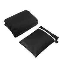 Cicony Patio Deck Box Copri Box Esterno Impermeabile per Giardino Per Tutti i Tipi di Box, Nero , S