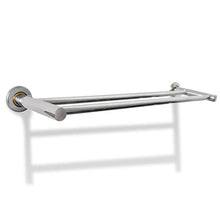 BIGTO - Portasciugamani in acciaio INOX con 2 tubi