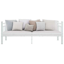 SKM Telaio Divano Letto Bianco in Metallo 90x200 cm (19.1kg)