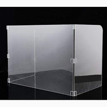 XER Sneeze Guardia Scudo, Portable Folding Screen Protettivo, Separè Studente Desktop, divisore di Schermo di Sicurezza per Aula, Tavolo, Ufficio