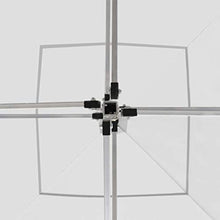 E E-NICES Gazebo Professionale Pieghevole Alluminio 2x2 m Bianco