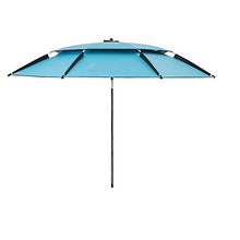 Parasol Ombrellone da Pesca 220cm Giardino Protezione UV Impermeabile/Piegato/Girevole 360 °/Regolabile/per Balcone con Laghetto da Spiaggia LMJN