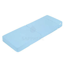 G&H Pieghevole Letto singolo Pieghevole Materasso con Copertura Rimovibile Divano Letto Sedia Letto Letto, blu cielo, Singolo