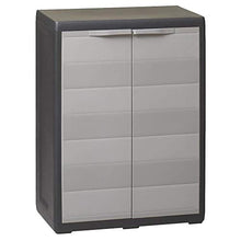 Estink Armadio con 1 Ripiani, con 2 Porte e 1 ripiano Regolabile ventilato, Richiudibile Tramite Lucchetto (Non Incluso Lucchetto), 65 x 38 x 87 cm